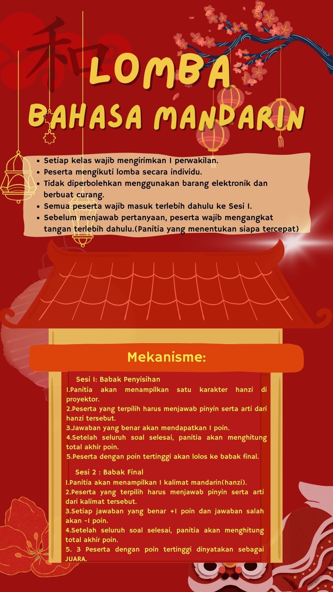 Lomba Bahasa Mandarin